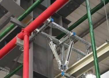 察布查尔锡伯该抗震支架的整体式支吊架结构协调性好